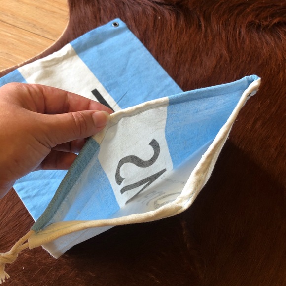 💥3/$15- TOMS Drawstring Dust Bag/ Flag - Picture 3 of 4